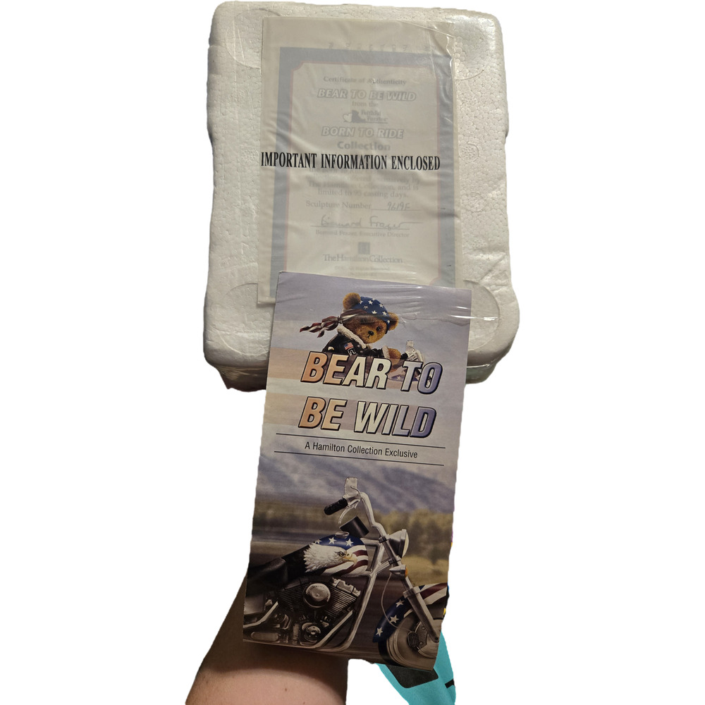 Hamilton Collection Bear to Be Wild Figurine NIB